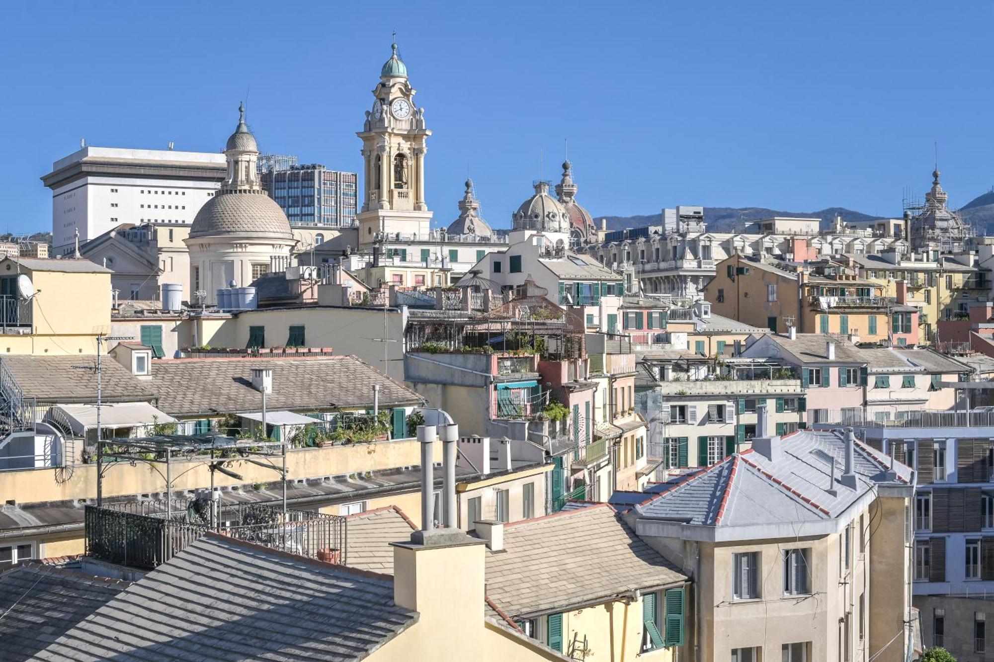 Lovely Room On Rooftops - Genovainrelax Esterno foto