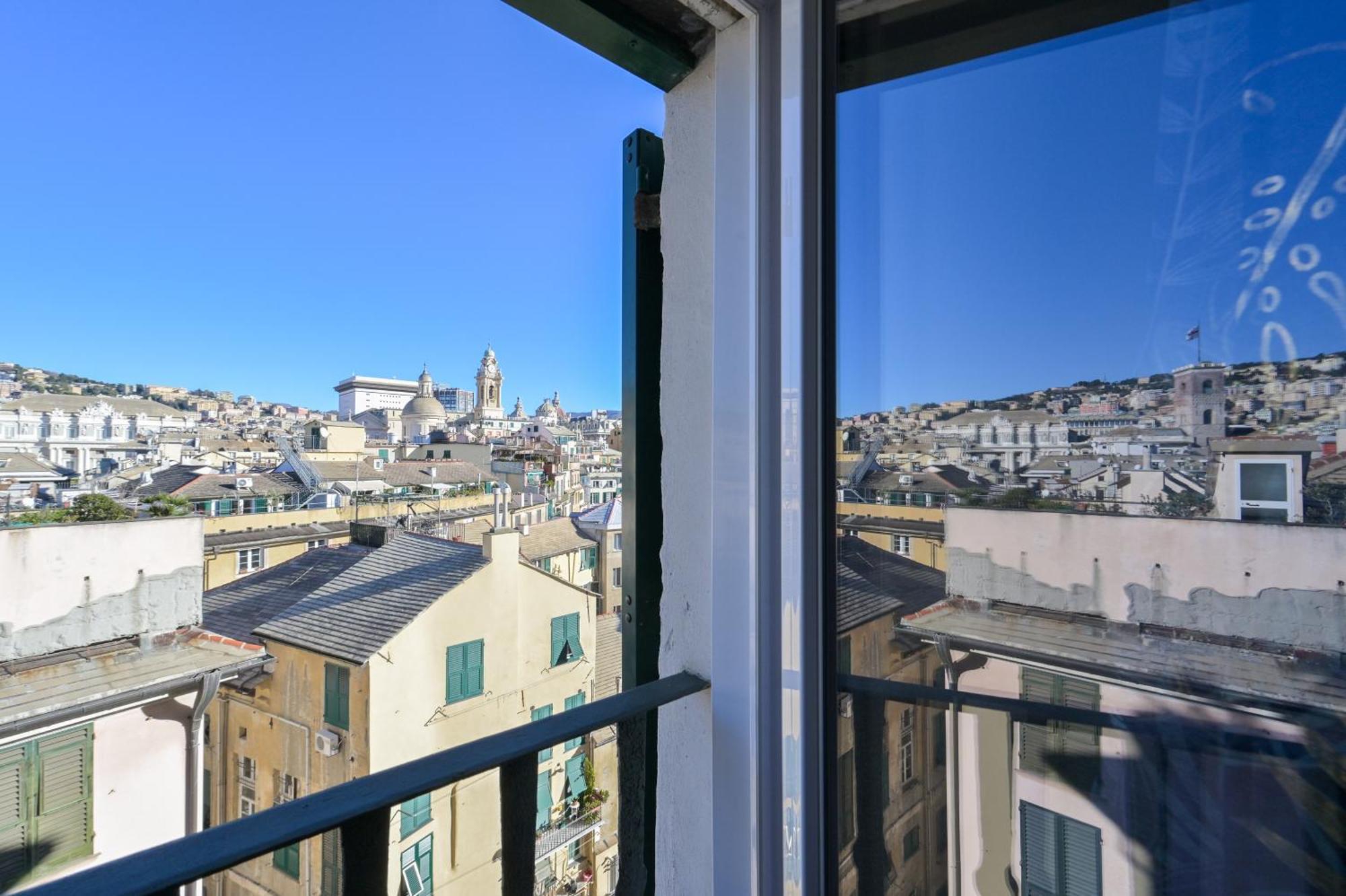 Lovely Room On Rooftops - Genovainrelax Esterno foto