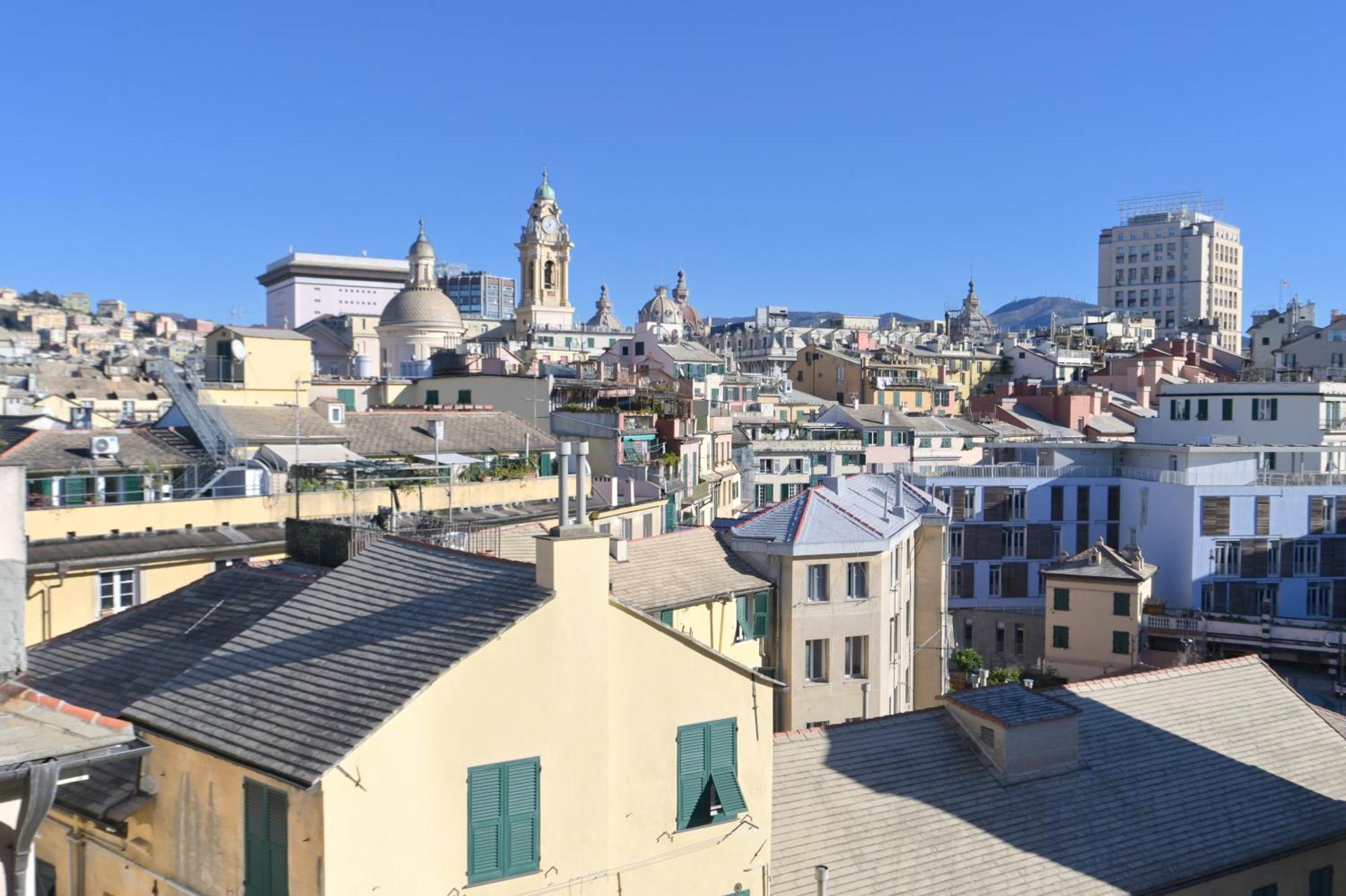 Lovely Room On Rooftops - Genovainrelax Esterno foto