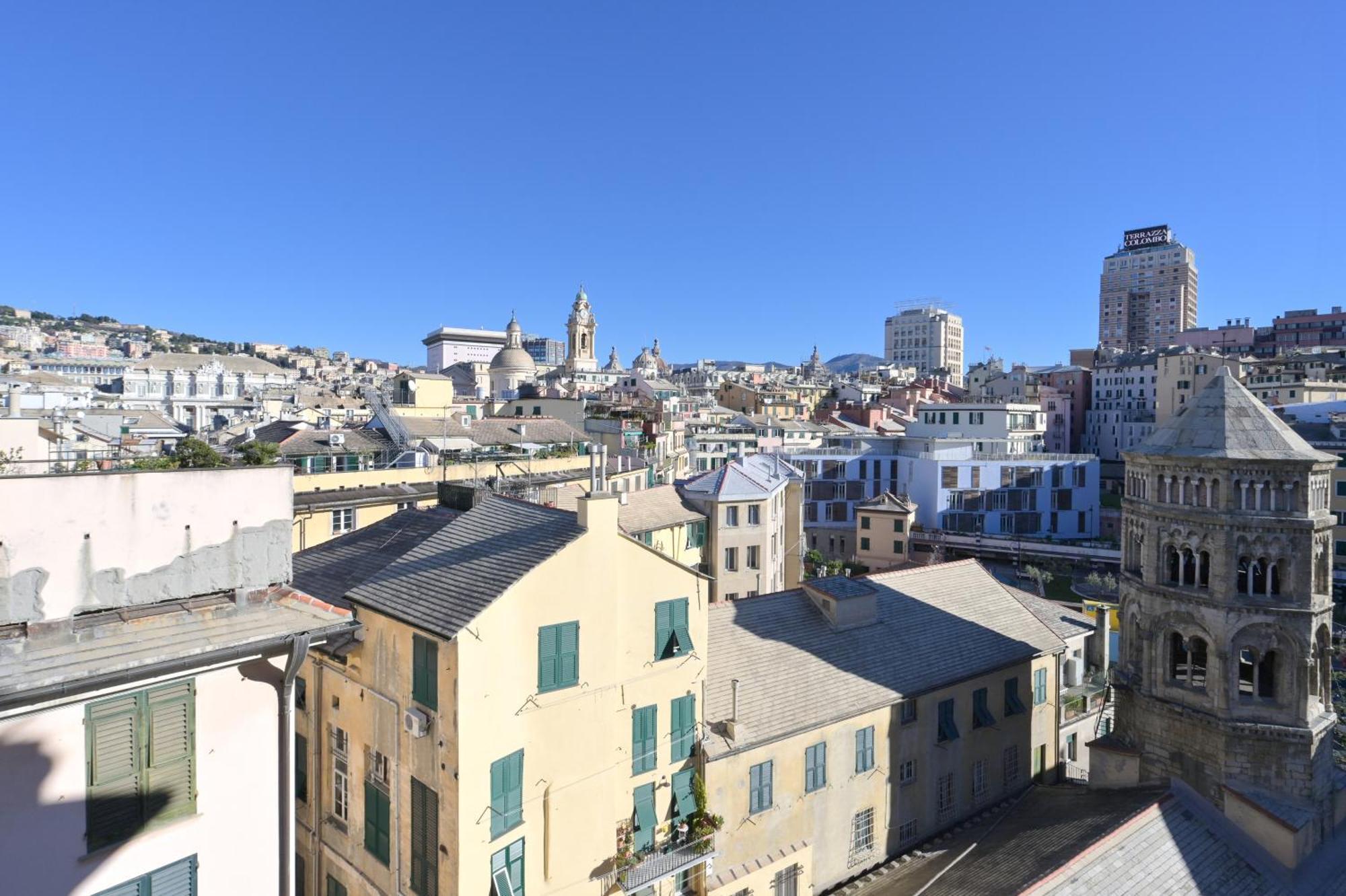 Lovely Room On Rooftops - Genovainrelax Esterno foto